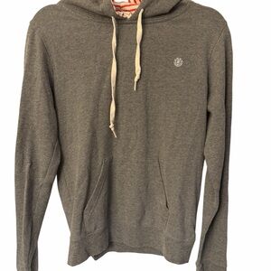 Element Skater Brand Gray Hoodie with Logo Youth Size Large